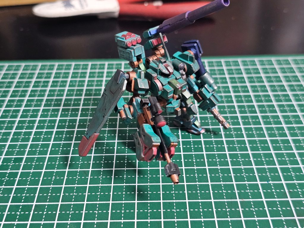 【マーカーテスト】モビルワーカー R32 スナイパーカスタム& A70 フルアーマー仕様 【オリジナル機体】–3枚目/制作者：さちお@sachi2024