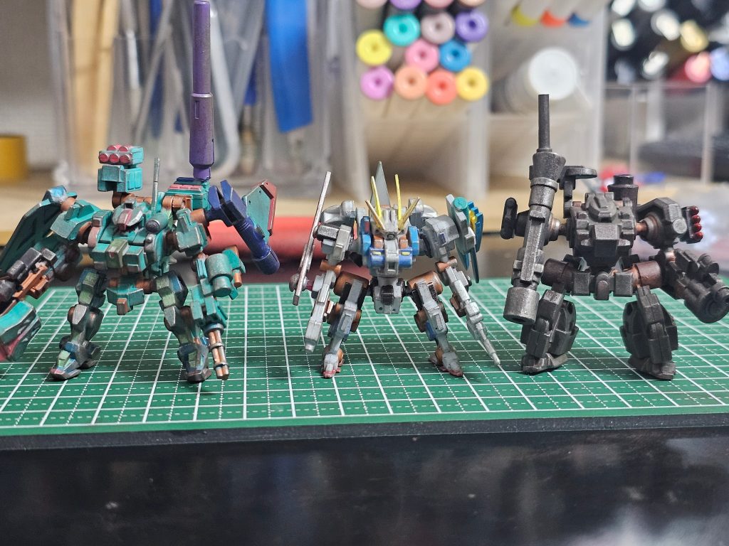 【マーカーテスト】モビルワーカー R32 スナイパーカスタム& A70 フルアーマー仕様 【オリジナル機体】–5枚目/制作者：さちお@sachi2024