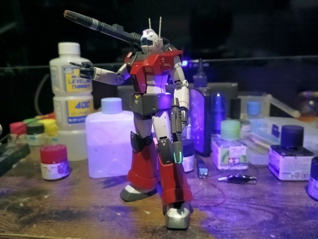 全身ショット👍お決まりポーズにビームスプレーガンを追加☝️