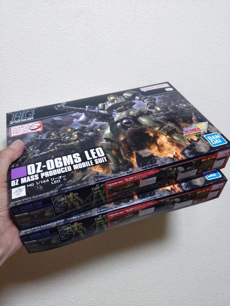作品名：<p>リーオー、ゲットだぜぇ‼️ 2個買いました😊 1個は宇宙仕様に。 もう1個は自由に作りますかね？</p>
