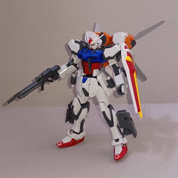 【シロコ×ストライク】EG・ストライクガンダムとOPS・ガンバレルストライカーを改造中。塗装前の状態を公開。（2枚目）