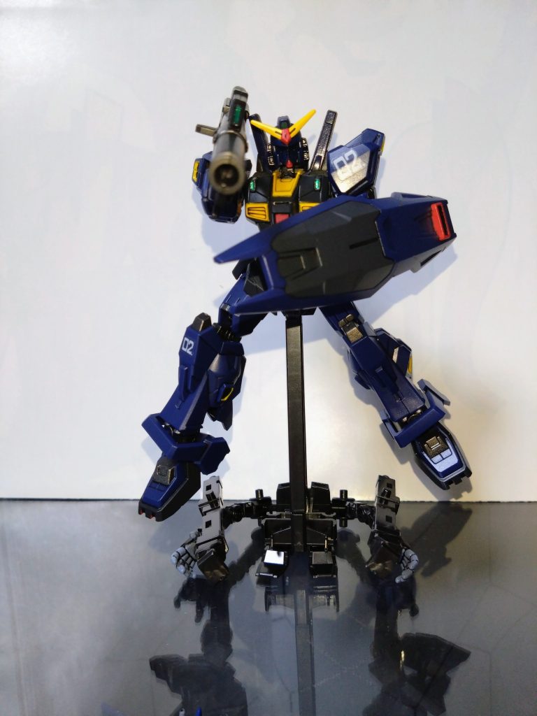 Gフレーム　ガンダムMk-II(ティターンズ仕様)–9枚目/制作者：基本筆塗り部分塗装仕様