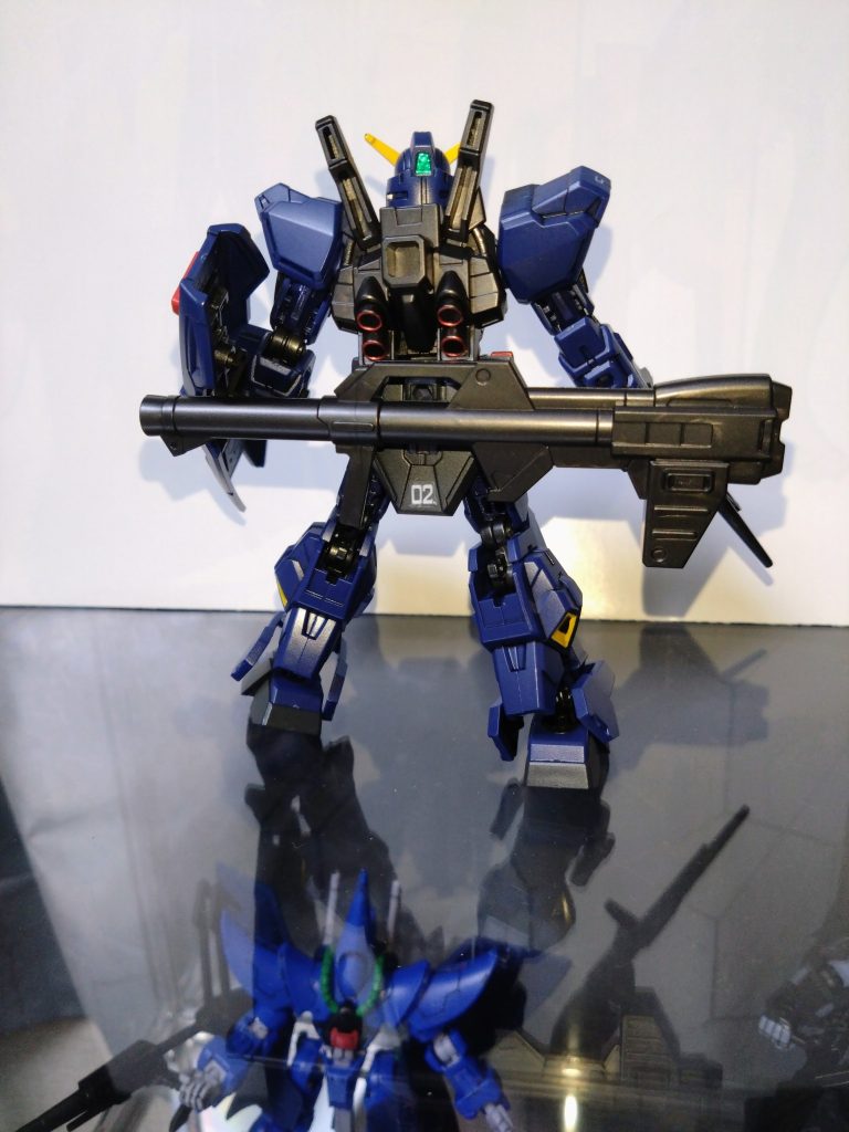 Gフレーム　ガンダムMk-II(ティターンズ仕様)–3枚目/制作者：基本筆塗り部分塗装仕様
