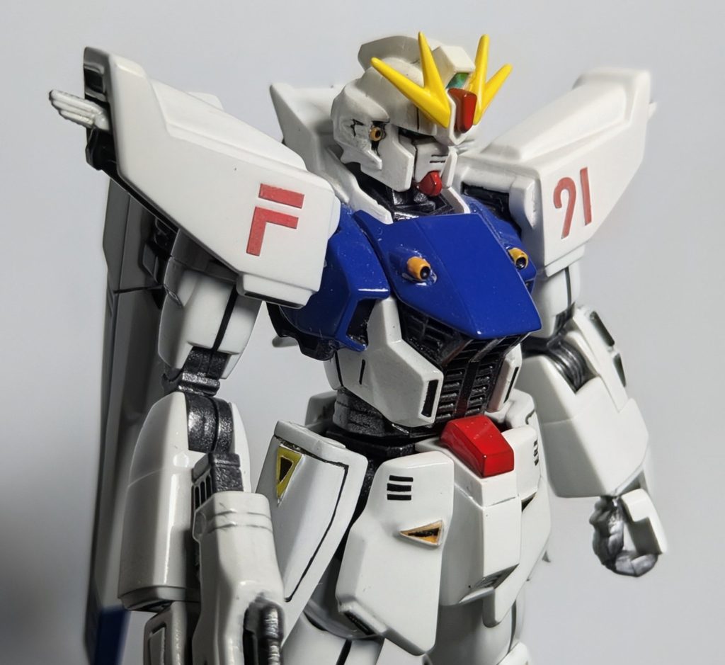 BANDAI 1/144スケールモデルHGUC  F91 GUNDAM–4枚目/制作者：wind1971