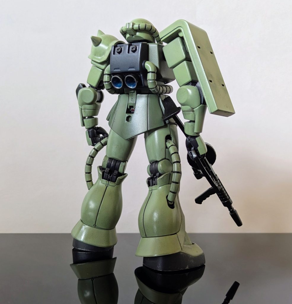 BANDAI 1/144スケールモデルHGUC MS-06 ZAKU Ⅱ–2枚目/制作者：wind1971