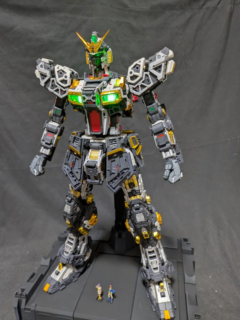 PGuニューガンダム内部フレーム本体完成