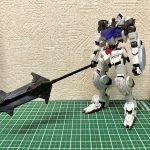 左腕、バックパック、武装ができました。