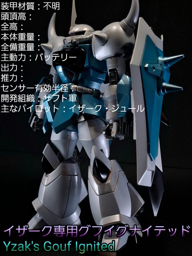 HG グフイグナイテッド(イザーク•ジュール機)