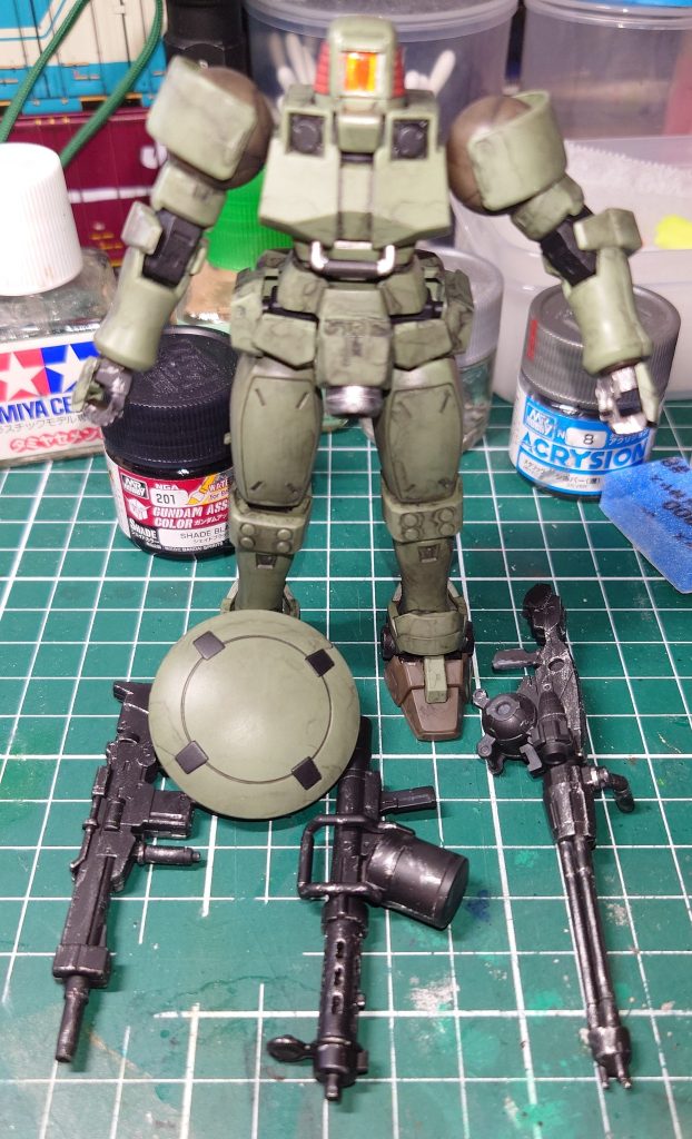 &nbsp;30MMのスピナティオ・アーミーのライフルやガトリングが使えそうなので、同じく仕上げましたリーオーのフル武装セットも欲しいよね　リーオー自体あと３体欲しい　リーオーに惚れました　笑　ホント、量産機好きなんですわ