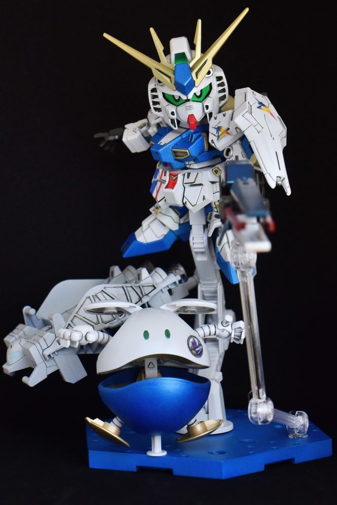 νガンダムに付属のベースジャバーを添えて。