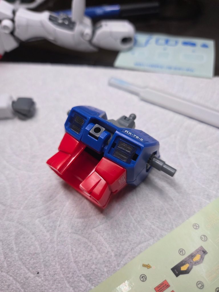 Chest vents have small mesh which is cool but invisible detail once completed.