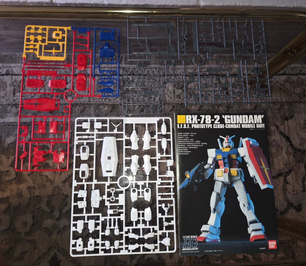 All parts laid out