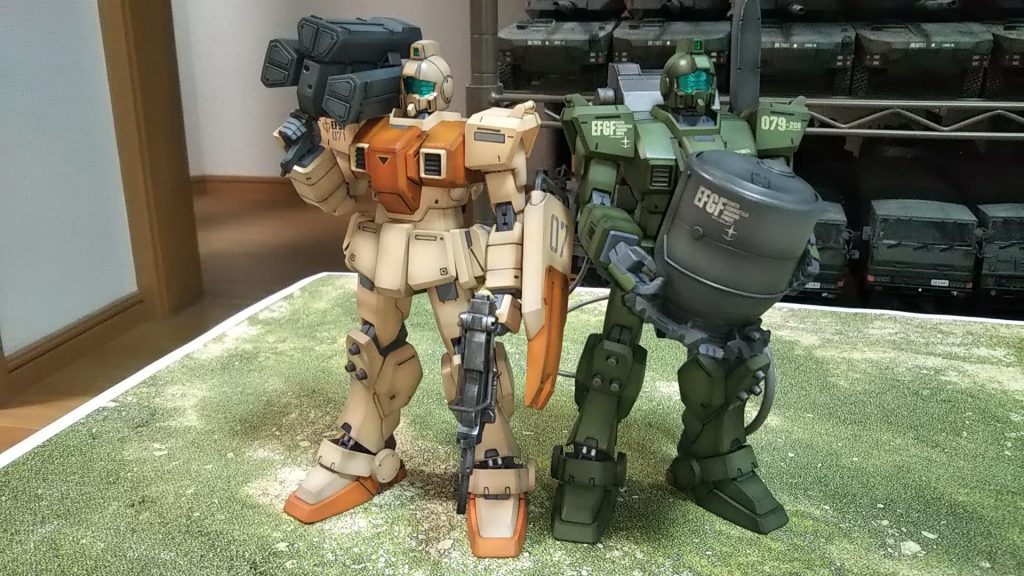 陸戦型ジムと💦