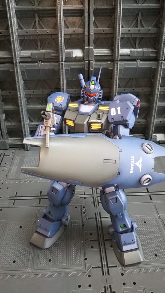 武器を構えて