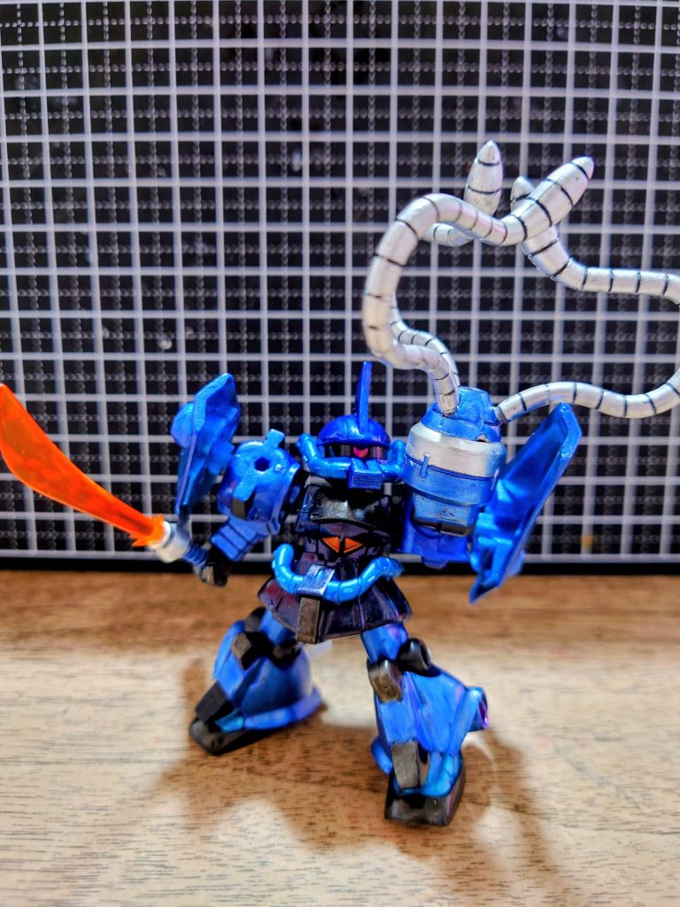 グフとゼクアインとズゴックとのミキシングです(⁠&nbsp;⁠╹⁠▽⁠╹⁠&nbsp;⁠)