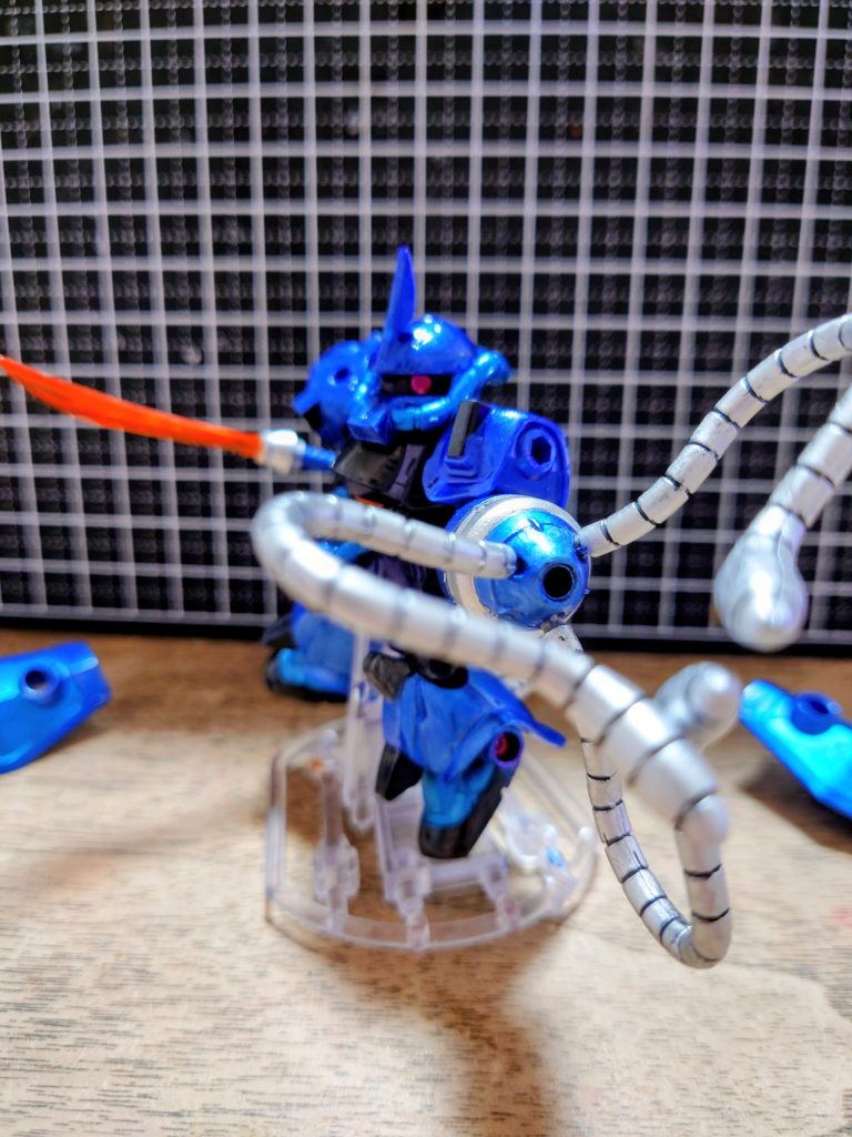 ヒートロッド３本で動きを封じ腕部ビームにより貫きます(⁠&nbsp;⁠╹⁠▽⁠╹⁠&nbsp;⁠)