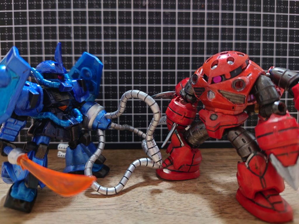 ズゴゴック「ズゴゴズゴー♪」グフフフ「グフフフ、グフグフ♪」ズゴゴックに仲間が増えました(⁠*⁠´⁠ω⁠｀⁠*⁠)&nbsp;
