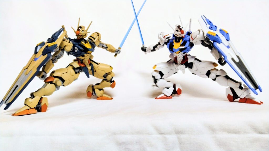 素組のエアリアルと並べて