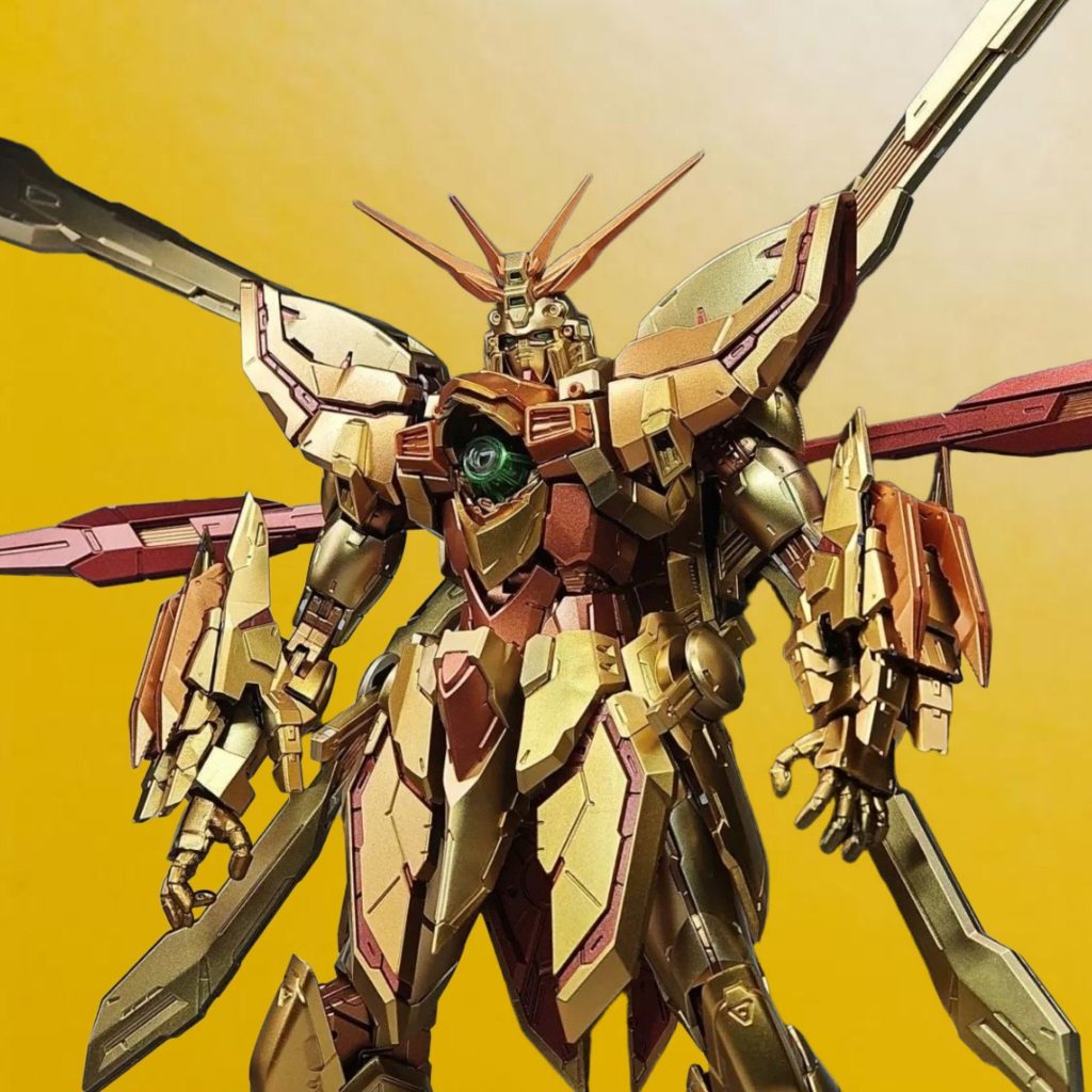 METAL BUILD•ゴッドガンダム•明鏡止水–4枚目/制作者：risuisei