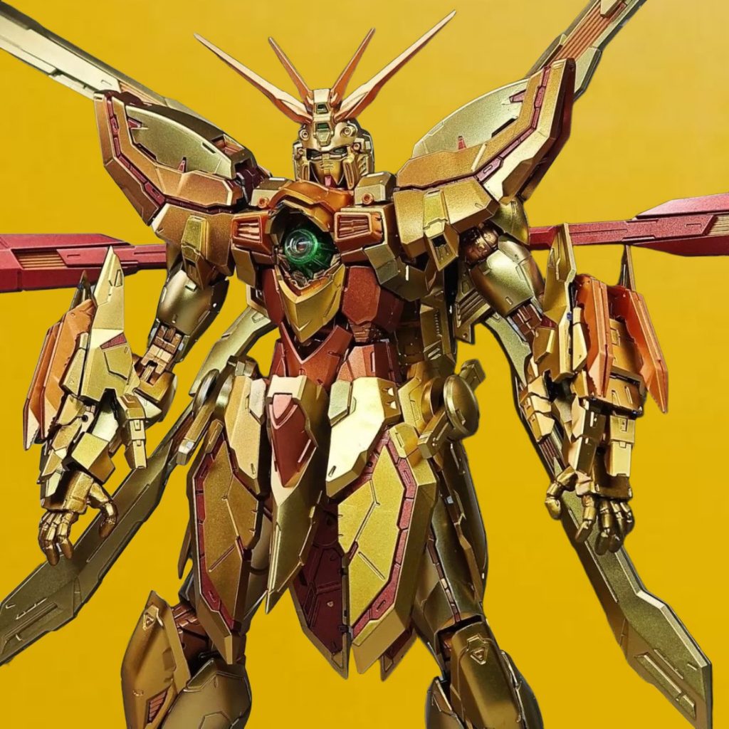 METAL BUILD•ゴッドガンダム•明鏡止水–2枚目/制作者：risuisei