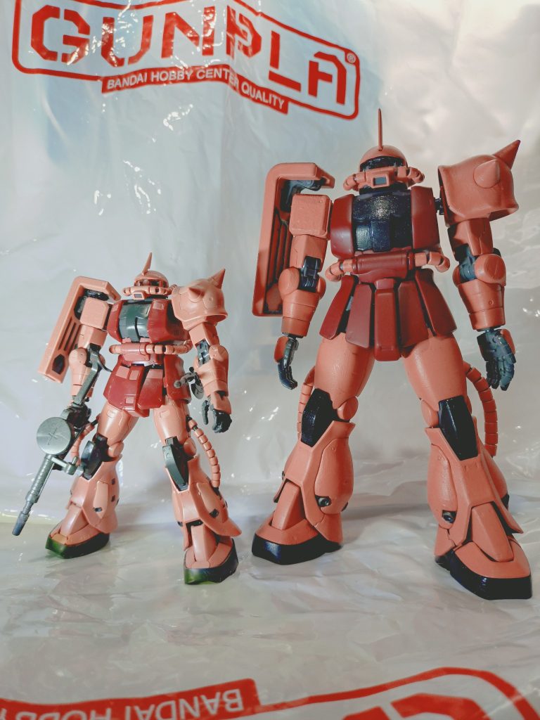 RGと背比べ。