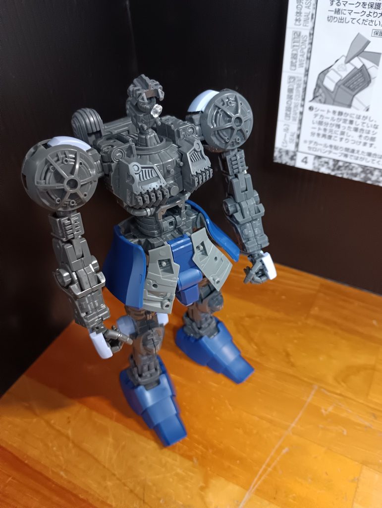 こちらがMGギャンのフレームです。何か不気味な感じがします