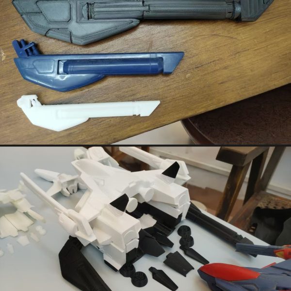 30th 週年 ANNIVERSARY 周年3D-PRINT 1/72 ジ-ファルコン 試作G-FALCON LM 1/144から 拡大するJAF-CON 1/72 DOUBLE Xダブルエックス ガンダム&nbsp;（3枚目）