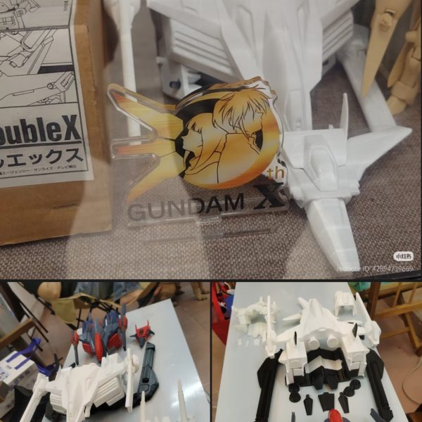 30th 週年 ANNIVERSARY 周年3D-PRINT 1/72 ジ-ファルコン 試作G-FALCON LM 1/144から 拡大するJAF-CON 1/72 DOUBLE Xダブルエックス ガンダム&nbsp;（2枚目）