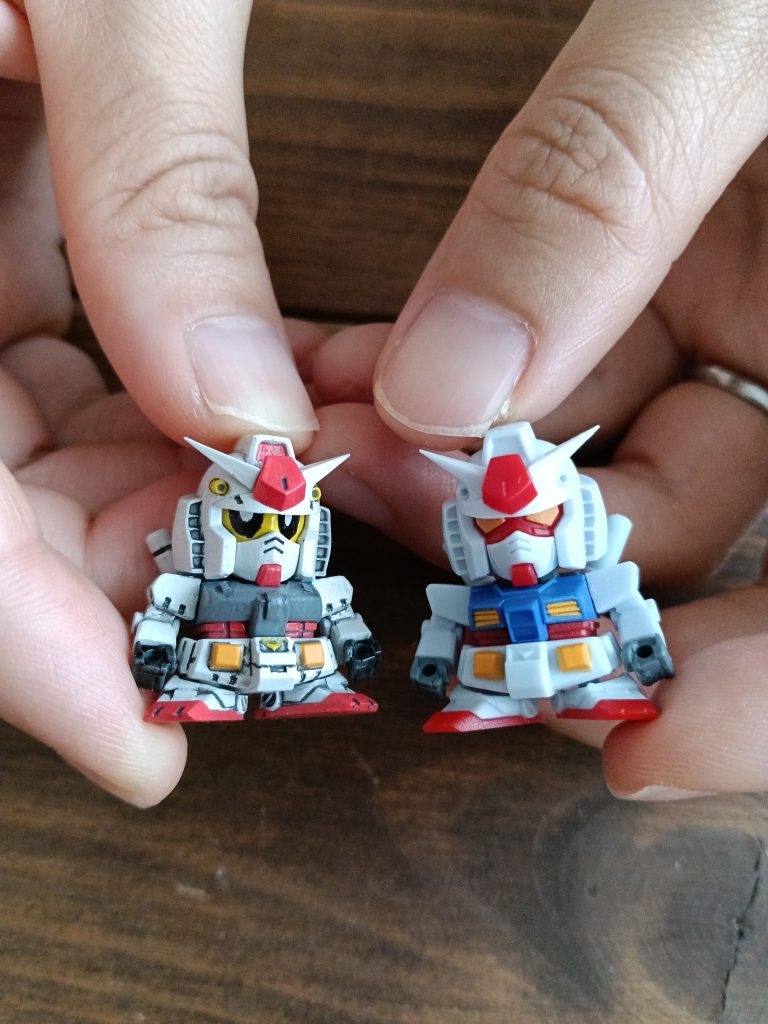 ビフォーアフター　セブンイレブンで4袋購入！すべてガンダムかぶり！「ガンダムを愛し！ガンダムに愛された男！イェェェーーーーーイ！！」　最期まで見ていただいてありがとうございましたm(_ _)m&nbsp;