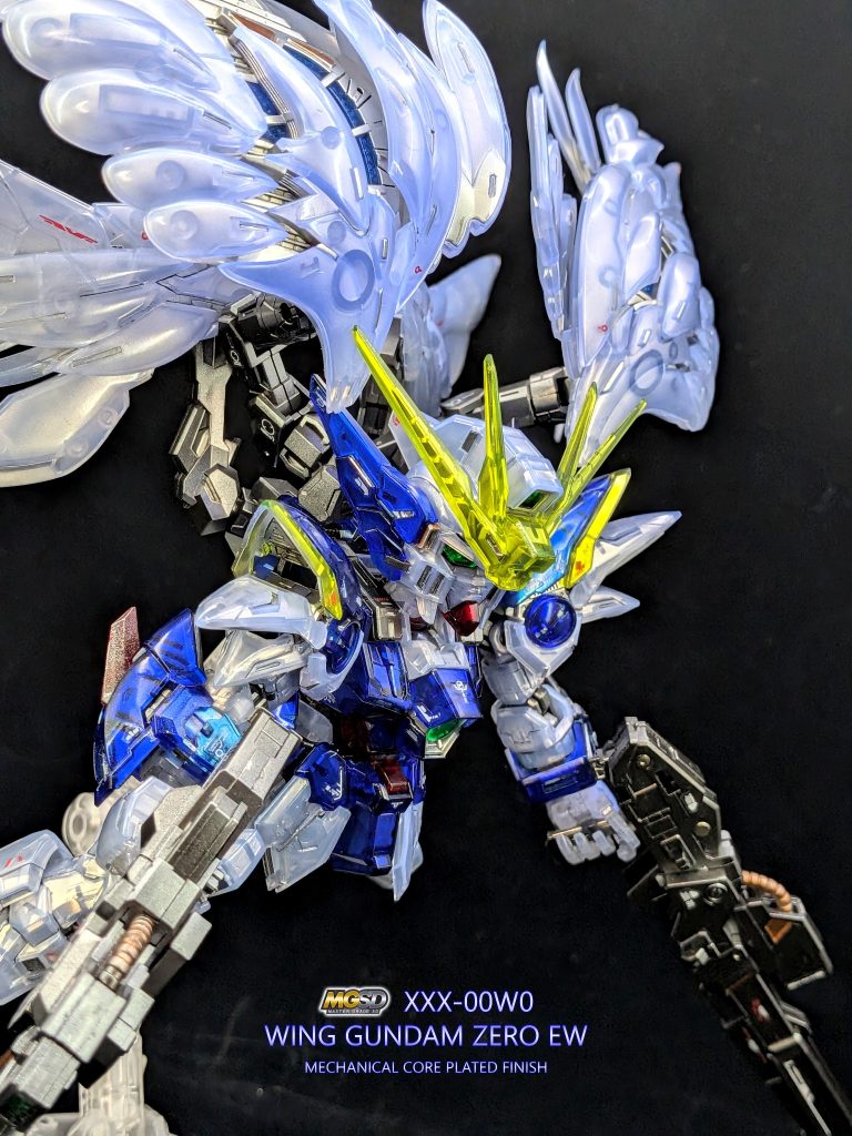 ガンベ限定 MGSD ウイングガンダムゼロ EW  メカニカルコアメッキ風–3枚目/制作者：しうまい