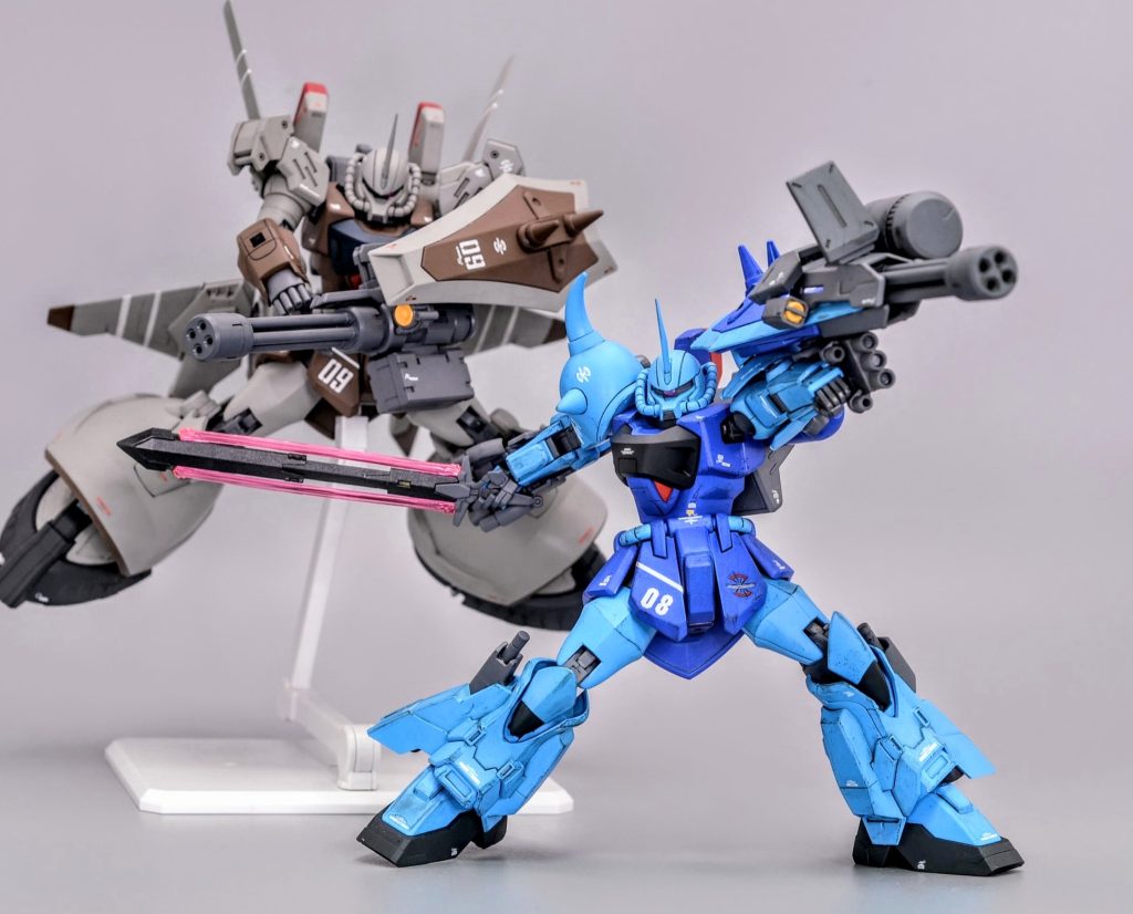 空と陸との連携攻撃です