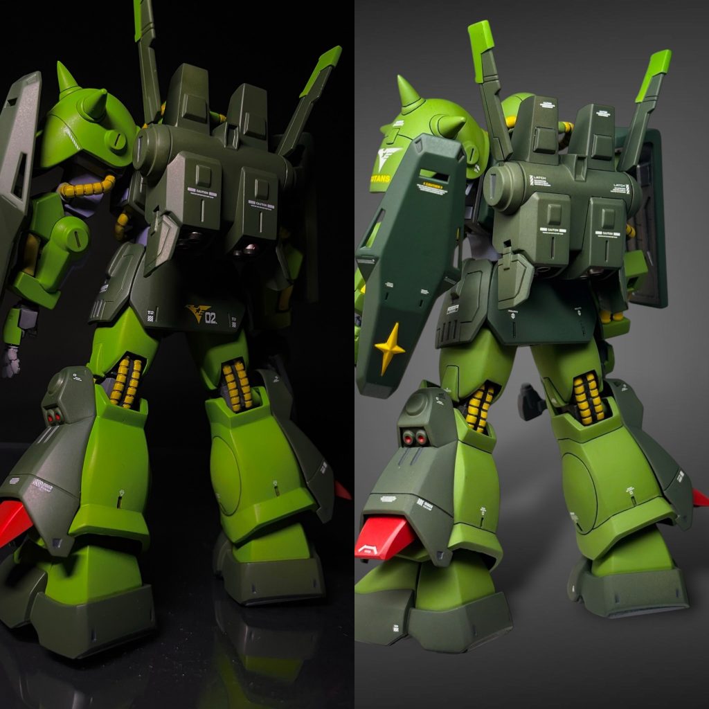 ビフォーアフター。左がbefore、右がafter。