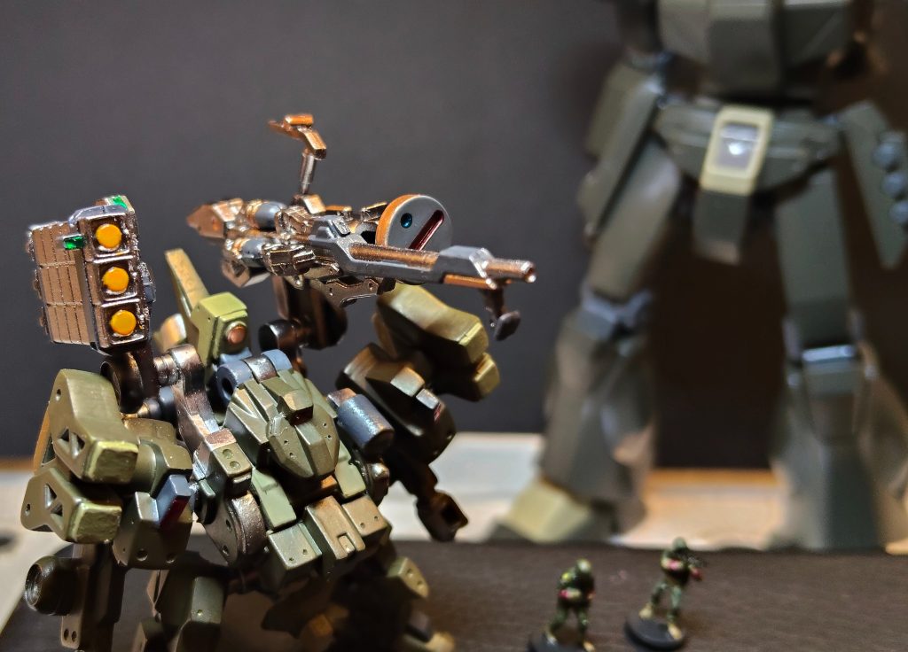 15.&nbsp;&nbsp;&nbsp;&nbsp;ってな感じで半日で組み立てて、アーティファクトのジャンクパーツと組み合わせ、エコーズのフルアーマー仕様的な装備にしてみました。