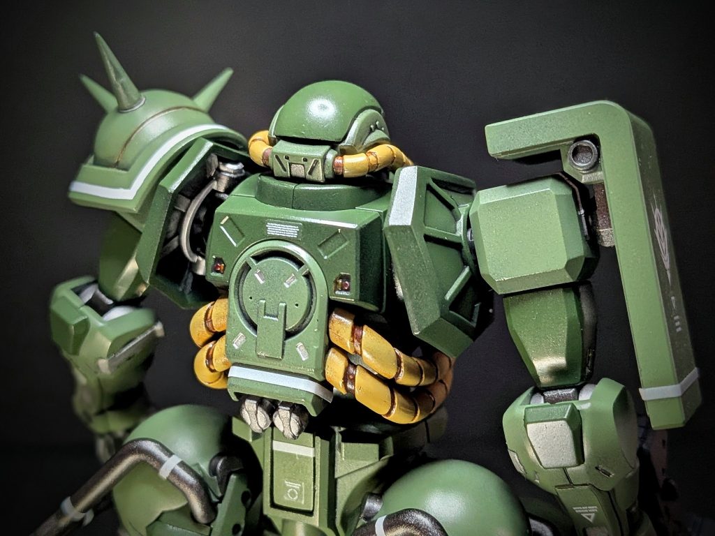 肩アーマーの裏の塗装が密かにお気に入り
