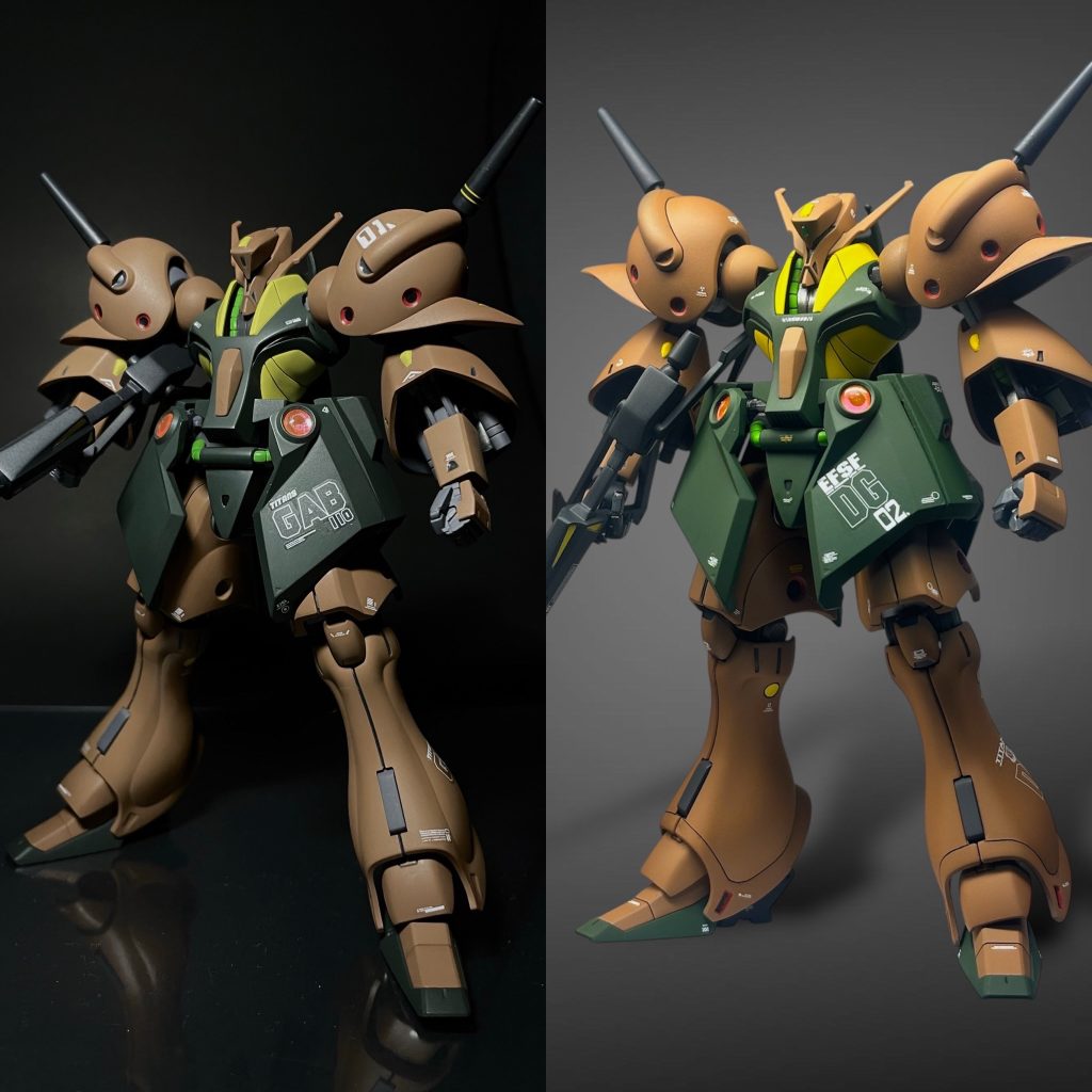 ビフォーアフター。左がbefore、右がafter