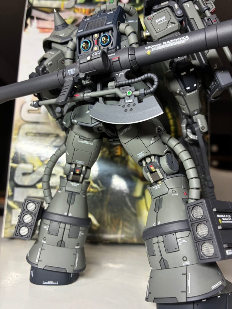 MG 1/100 量産型ザク【筆塗り全塗装】