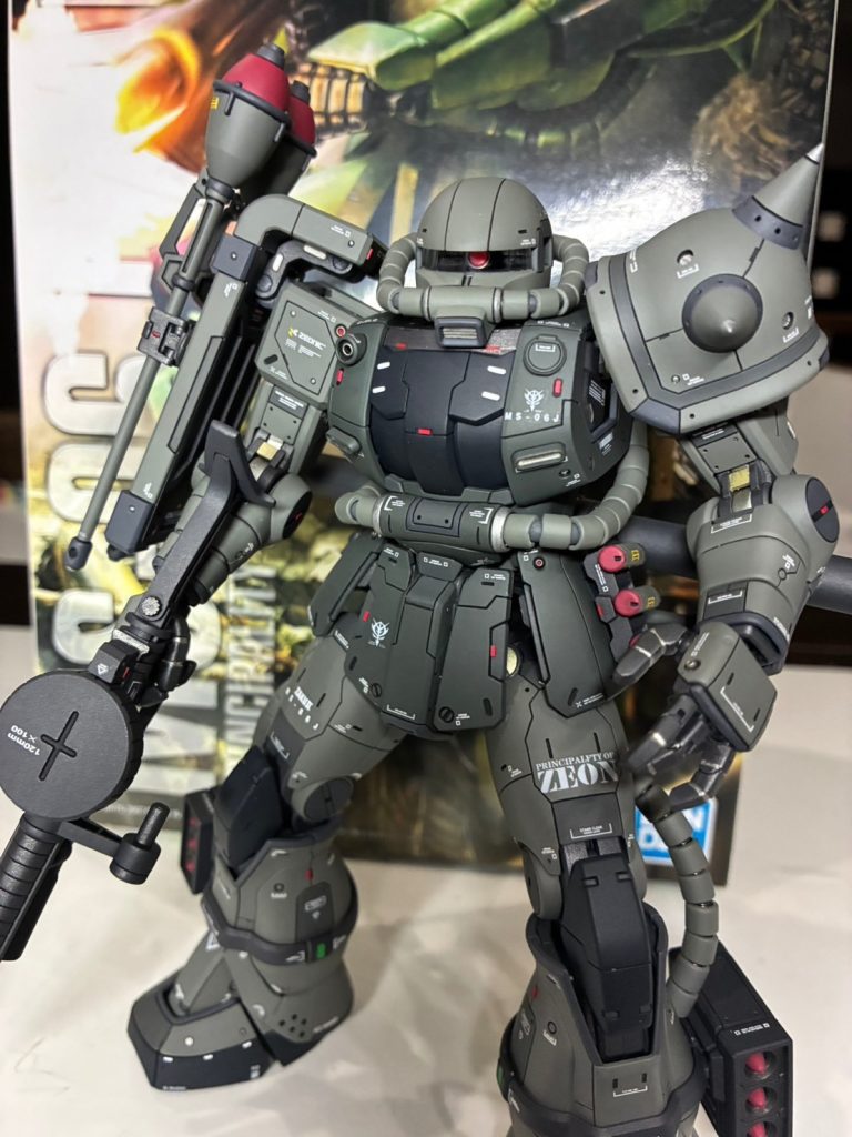 MG 1/100 量産型ザク【筆塗り全塗装】–6枚目/制作者：yuuchann
