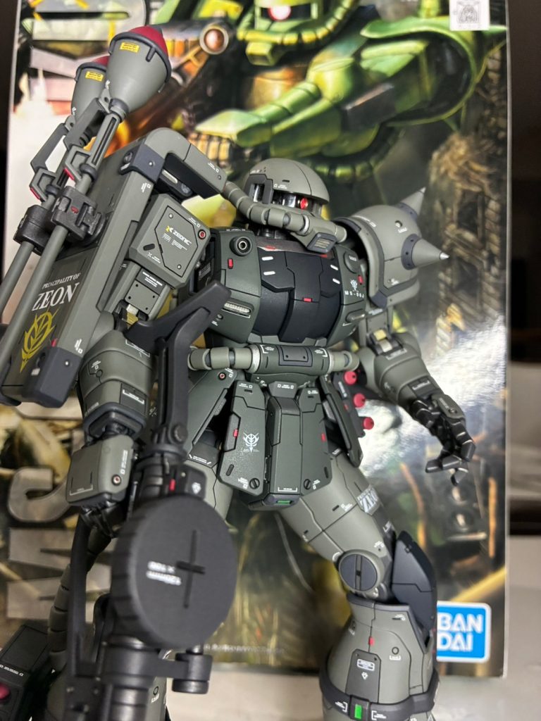 MG 1/100 量産型ザク【筆塗り全塗装】–4枚目/制作者：yuuchann