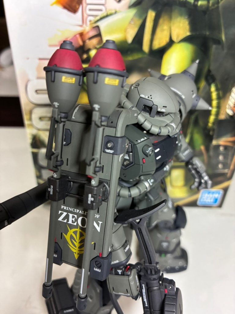 MG 1/100 量産型ザク【筆塗り全塗装】–4枚目/制作者：yuuchann
