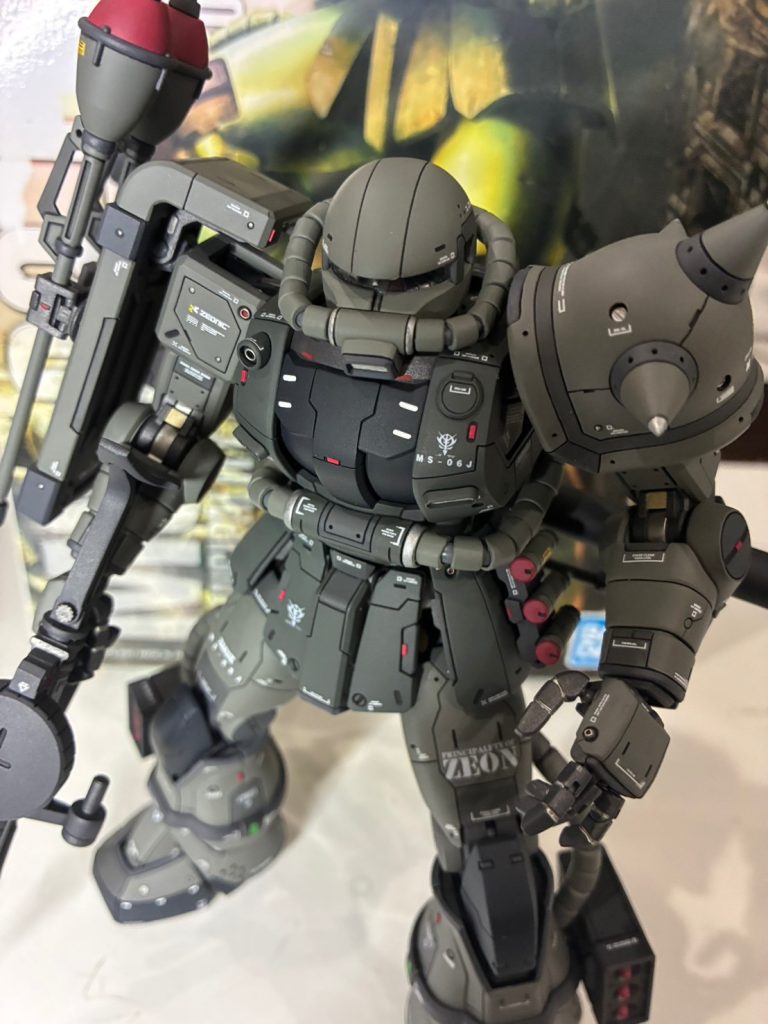 MG 1/100 量産型ザク【筆塗り全塗装】–2枚目/制作者：yuuchann