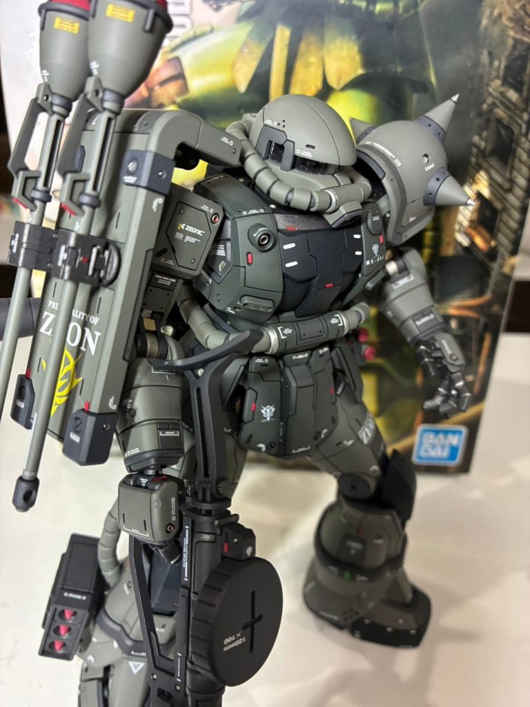 MG 1/100 量産型ザク【筆塗り全塗装】–6枚目/制作者：yuuchann