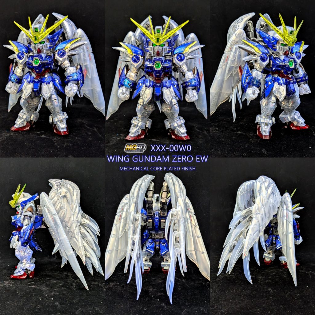 ガンベ限定 MGSD ウイングガンダムゼロ EW  メカニカルコアメッキ風–8枚目/制作者：しうまい