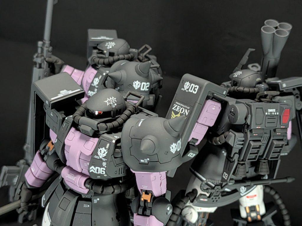ＲＧ 黒い三連星専用　高機動型ザクII–5枚目/制作者：NAG