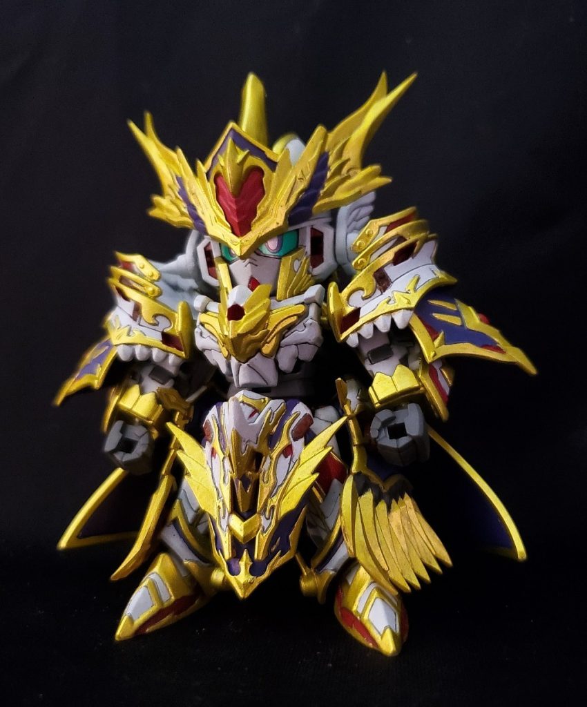 前回の天下無双大将軍より塗り分けが難しかったです。全身尖らせてます。