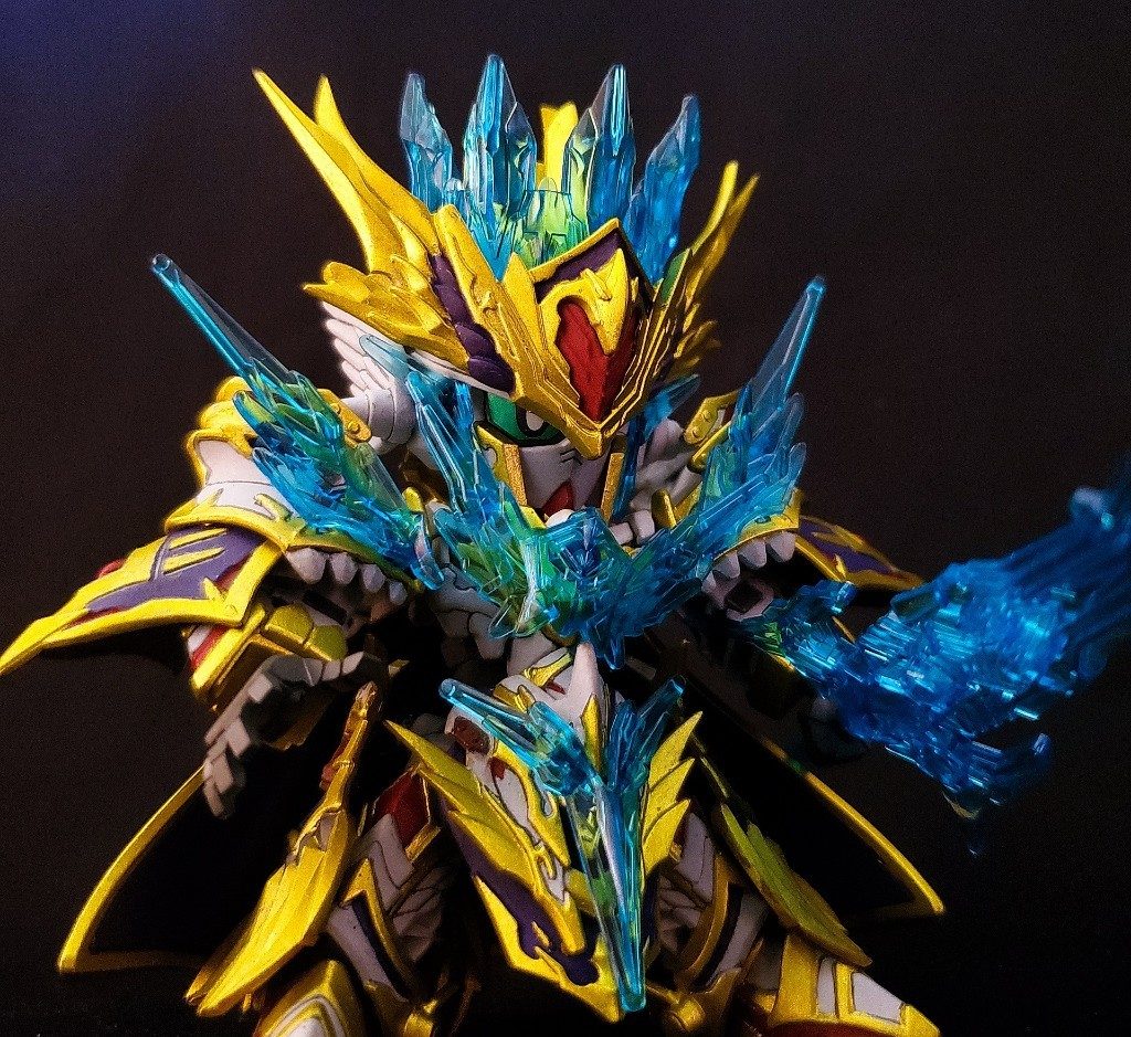 エクスカリバー発動状態。剣本体とエフェクトはクリアーパーツを生かしています。