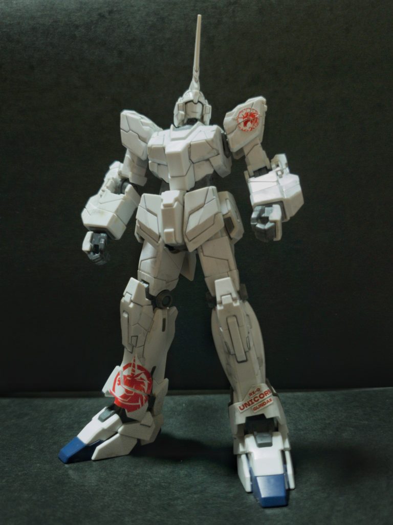 立像風組み立て済みを中古で買ったのですが、思いのほか酷いジャンク品でレストアしている時に「もうこれ綺麗にするの無理だ 」→『 整合性な汚れの方向にしよう』と路線変更しまして。