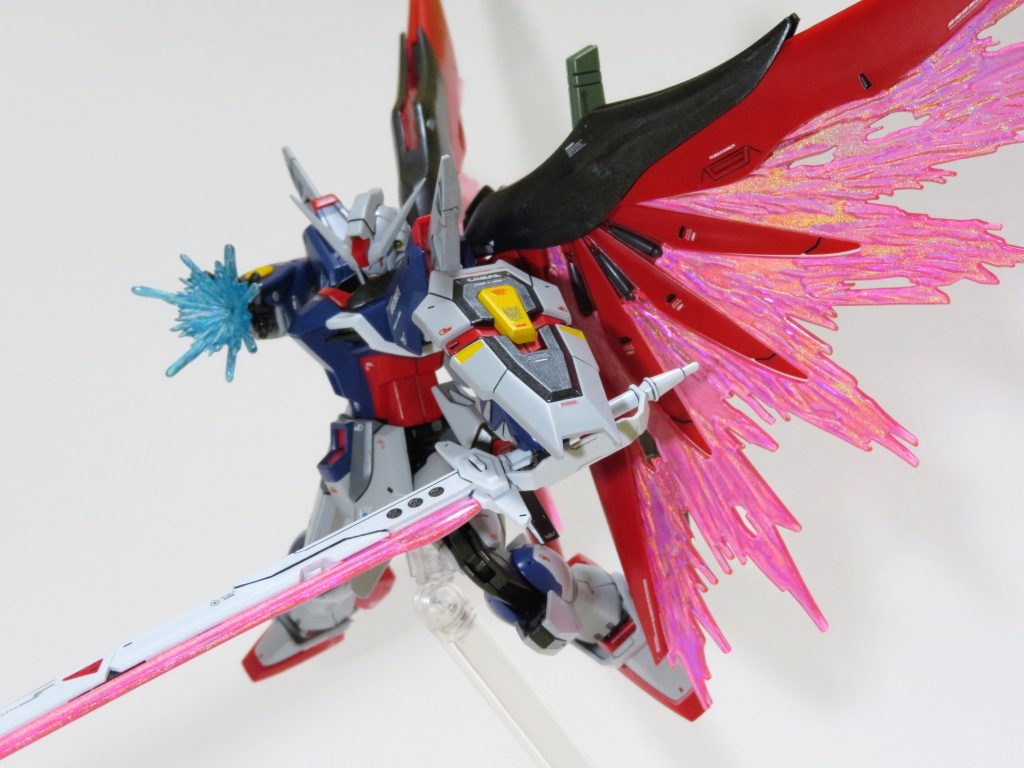 HGCE デスティニーガンダムSpecⅡ+ゼウスシルエット筆塗り全塗装（前編）–8枚目/制作者：らり～