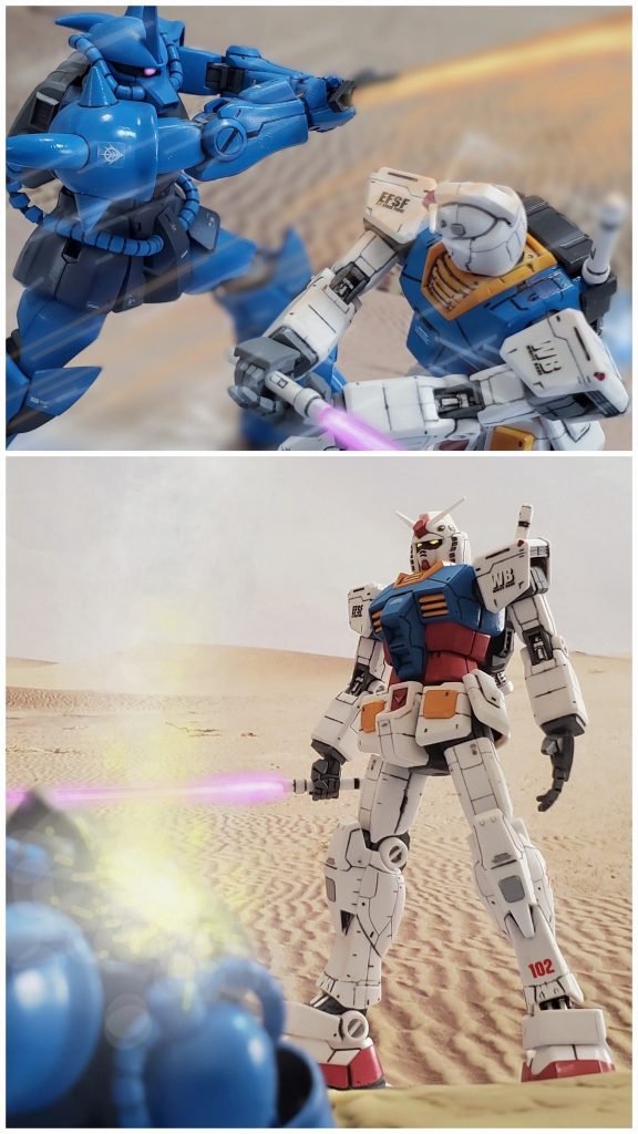 『激闘の末、ガンダム２号機は見事ランバ・ラルのMS グフの撃破に成功しました。これらの結果からレビル将軍は、ホワイトベースをニュータイプ部隊の可能性ありと判断。更なる補給と戦力増強、そして暫定的にヨーロッパ戦線の後方撹乱部隊として扱う事となりました。』