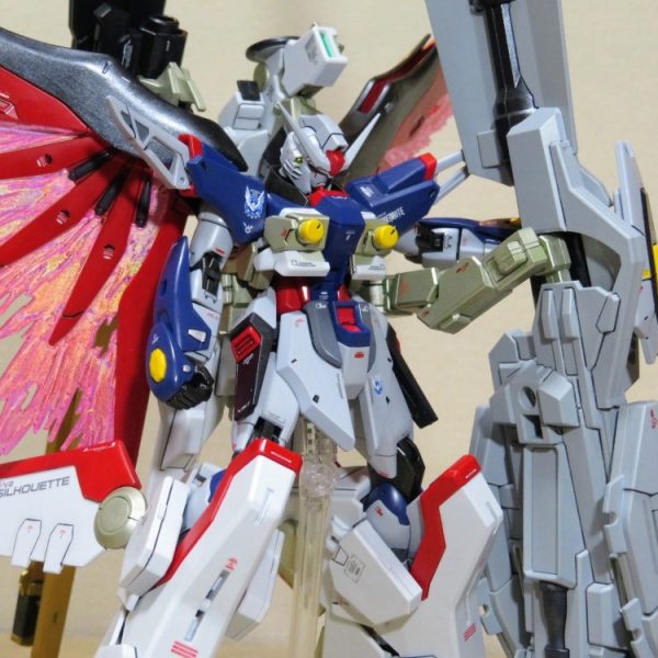 HGCE デスティニーガンダムSpecⅡ+ゼウスシルエット筆塗り（一部スプレー）全塗装（後編）