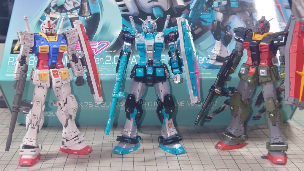 RG 1/144 RX-78-2 ガンダム Ver.2.0 　３バージョン